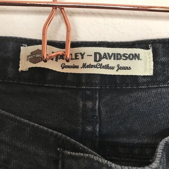 Harley Davidson black bootcut jeans - Picture 3 of 9